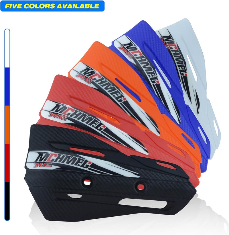 MCHMFG Dirt Bike Handguards with Grips - 7/8" and 1 1/8" Motorcycle Hand Guards for ATV - Universal Handguards Bracket for Off Road Motorcross Black - Image 2